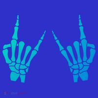 Skeleton Hand Horns Rock On Heavy Metal Rock N Roll Gift Sweatshirt thumb 3