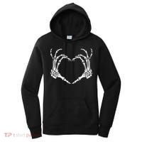 Skeleton Hand Heart Halloween Funny Bones Love Women's Hoodie thumb 0