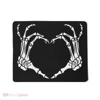 Skeleton Hand Heart Halloween Funny Bones Love Mousepad thumb 0