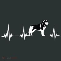 Siberian Husky Heartbeat Gift For Men Women Boy Girl T-Shirt thumb 7