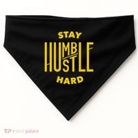 Stay Humble Hustle Hard USA-Made Doggie Bandana thumb 0