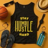 Stay Humble Hustle Hard Tank Top thumb 4