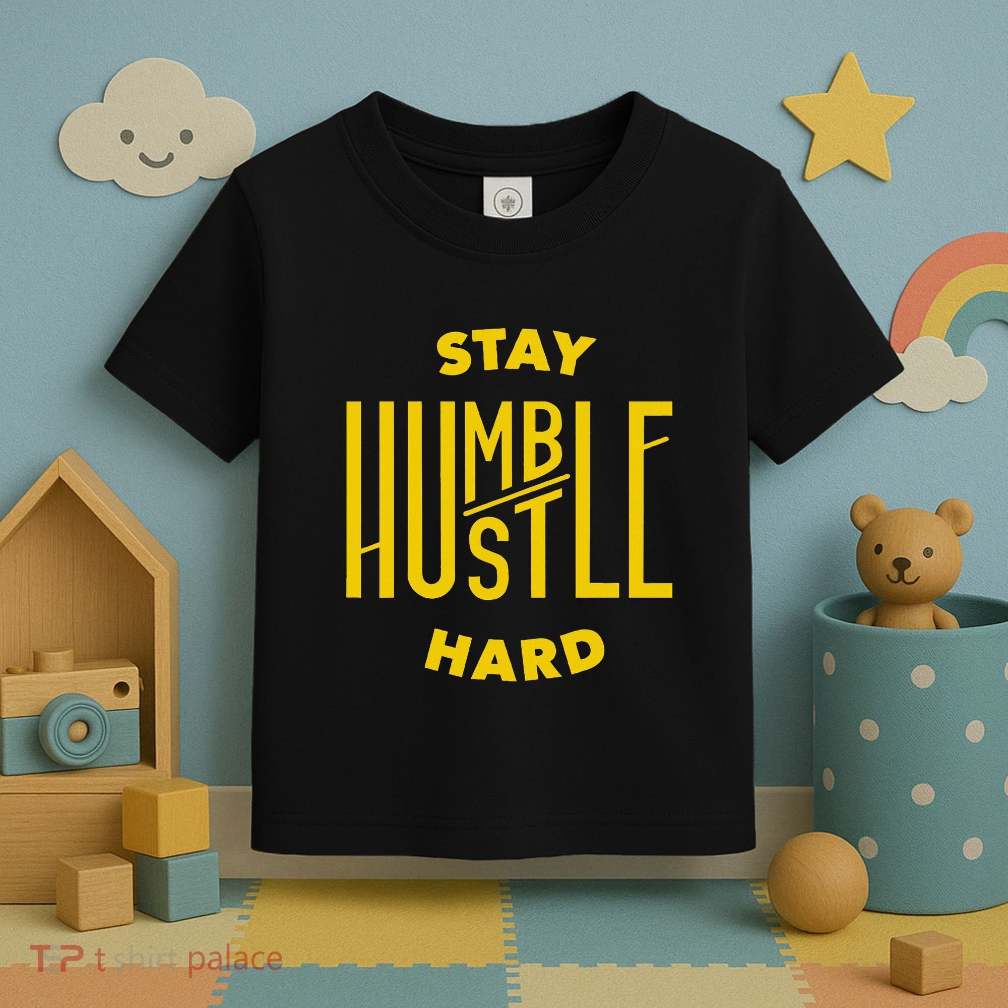 Stay Humble Hustle Hard Toddler T-Shirt