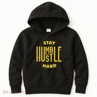 Stay Humble Hustle Hard Kids Hoodie thumb 0