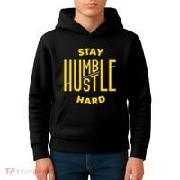 Stay Humble Hustle Hard Kids Hoodie thumb 4