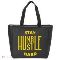 Stay Humble Hustle Hard Tote Bag thumb 0