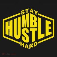 Stay Humble Hustle Hard Inspirational Bold Yellow Urban Vibe Women's Tank Top thumb 5