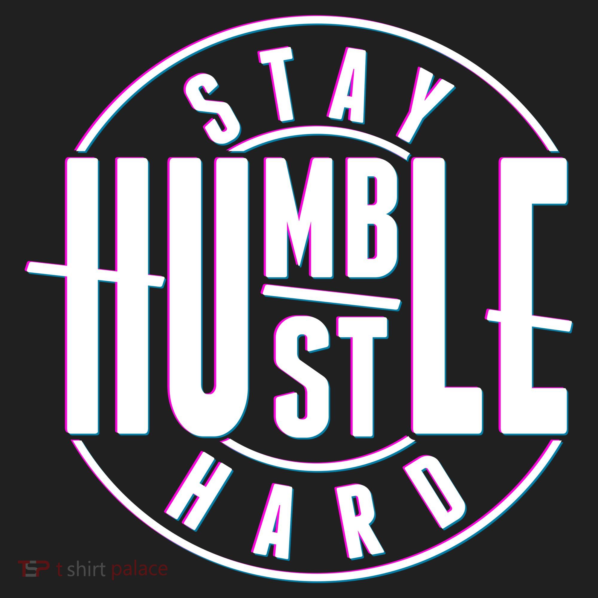 Stay Humble Hustle Hard Golf Towel