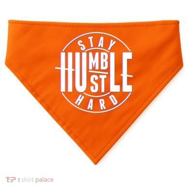 Stay Humble Hustle Hard USA-Made Doggie Bandana