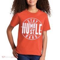 Stay Humble Hustle Hard Kids T-Shirt thumb 2