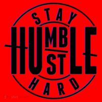 Stay Humble Hustle Hard Santa Hat thumb 1
