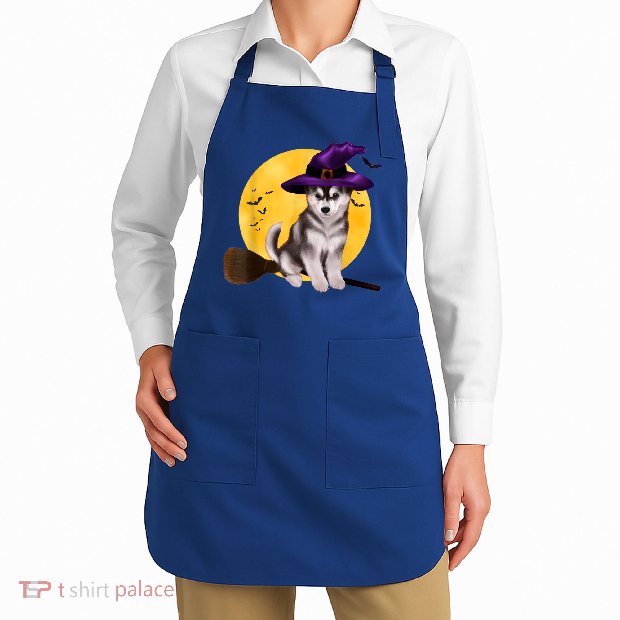 Siberian Husky Halloween Costume Shirt Boys Girls Dog Apron