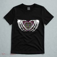 Skeleton Hand Heart Dia De Los Muertos Mexican Day Of Dead T-Shirt thumb 5