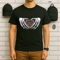 Skeleton Hand Heart Dia De Los Muertos Mexican Day Of Dead T-Shirt thumb 6