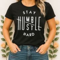 Stay Humble Hustle Hard Women's T-Shirt thumb 2