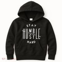 Stay Humble Hustle Hard Kids Hoodie thumb 0