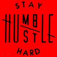 Stay Humble Hustle Hard Santa Hat thumb 1