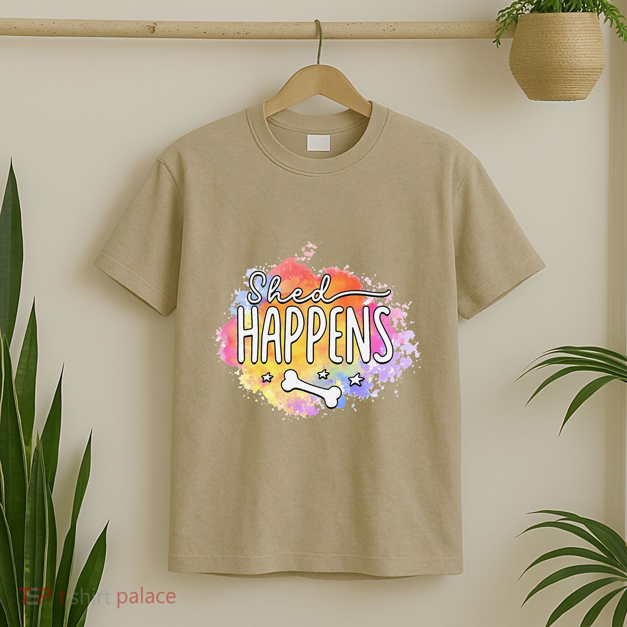 Shed Happens Is Dog Paws Is Dog Lover Is Dog Mom Is Dog Dad T-Shirt