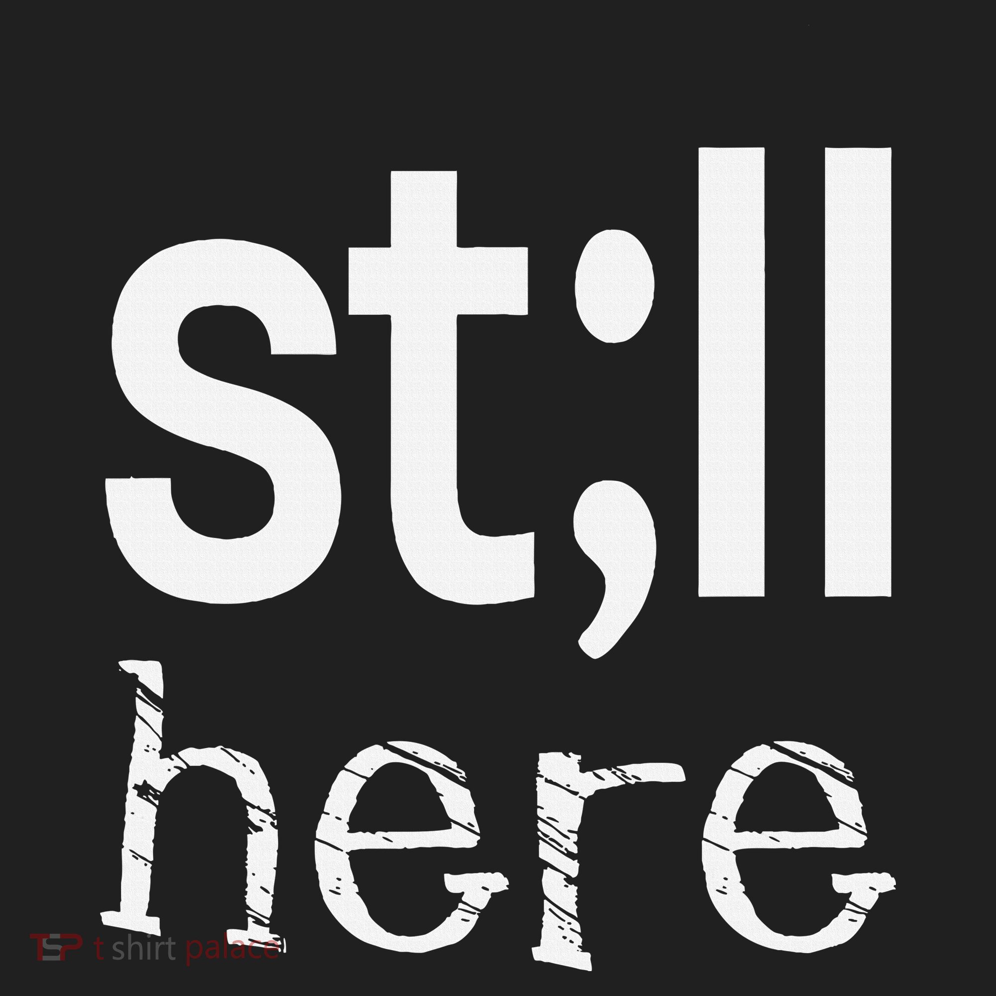 Still Here Inspirational Motivational Gift Golf Towel