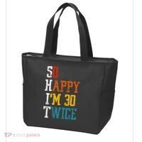 So Happy Im 30 Twice Funny 60th Birthday Tote Bag thumb 3