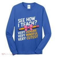 See How I Teach Teacher Appreciation Demure Mindful Cutesy Tall Long Sleeve Shirt thumb 0