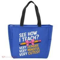 See How I Teach Teacher Appreciation Demure Mindful Cutesy Tote Bag thumb 0