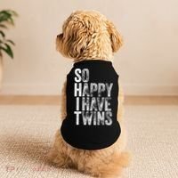 So Happy I Have Twins Father's Mother's Day Doggie Tank thumb 2