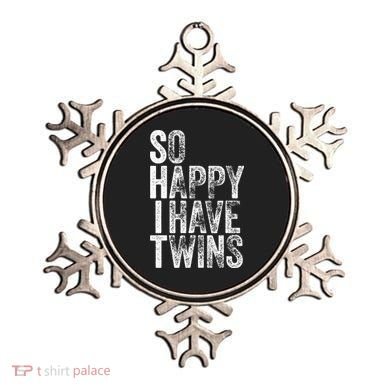 So Happy I Have Twins Father's Mother's Day Ornament