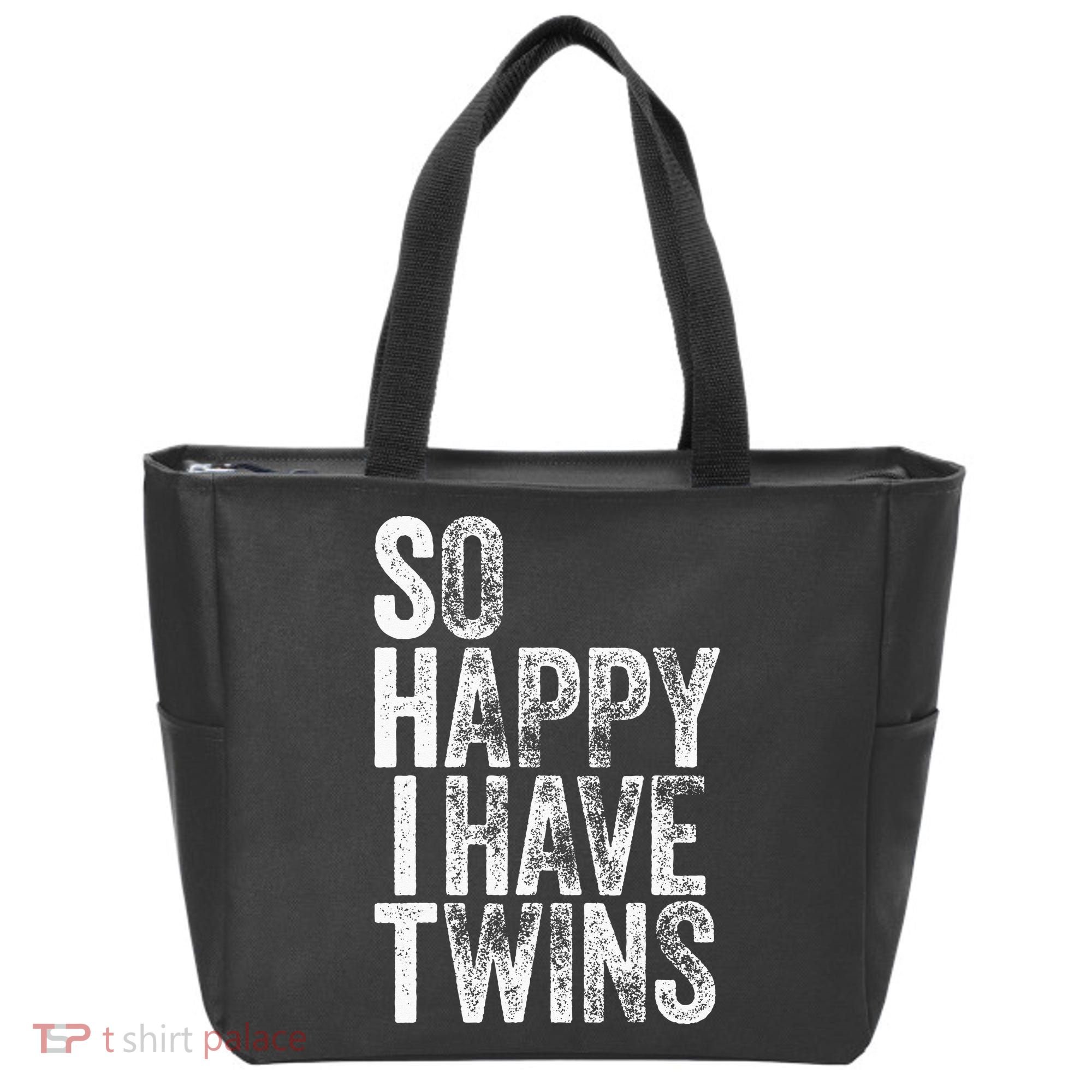 So Happy I Have Twins Father's Mother's Day Tote Bag