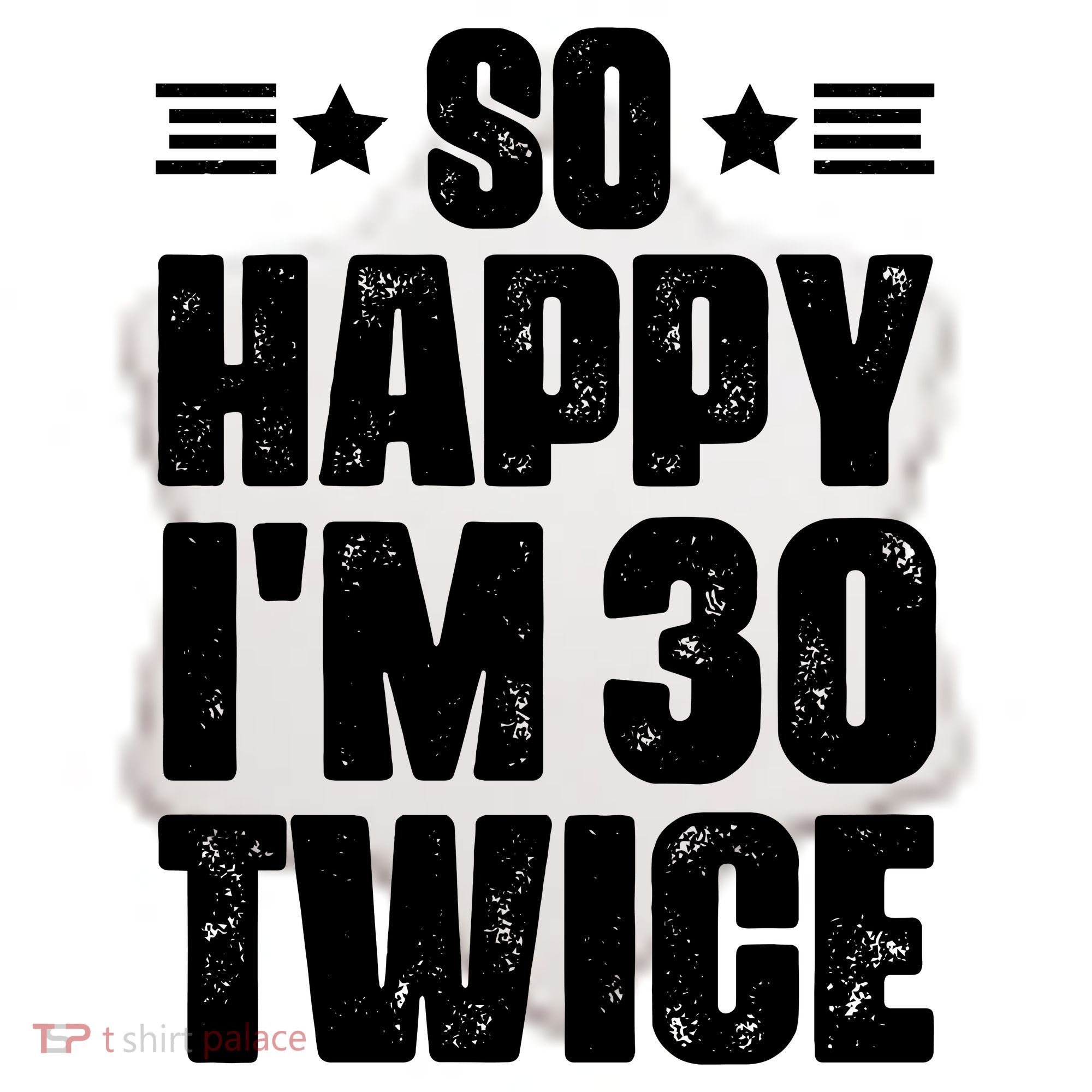 So Happy Im 30 Twice Funny 60th Birthday Gift Ceramic Ornament