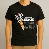 See How I Teach Very Demure Very Mindful Very Cutesy Teacher T-Shirt thumb 3