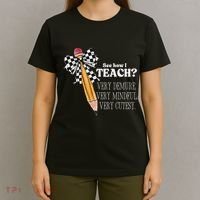 See How I Teach Very Demure Very Mindful Very Cutesy Teacher T-Shirt thumb 4