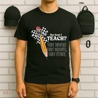 See How I Teach Very Demure Very Mindful Very Cutesy Teacher T-Shirt thumb 6