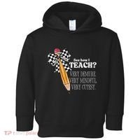 See How I Teach Very Demure Very Mindful Very Cutesy Teacher Toddler Hoodie thumb 0
