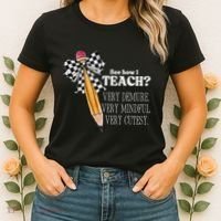 See How I Teach Very Demure Very Mindful Very Cutesy Teacher Women's T-Shirt thumb 2