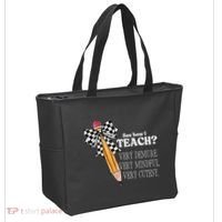 See How I Teach Very Demure Very Mindful Very Cutesy Teacher Tote Bag thumb 2