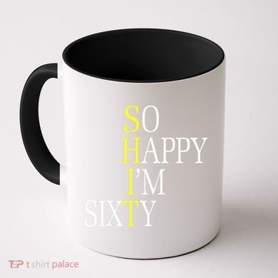 So Happy I'm Sixty 1960 Funny 60th Birthday Gift Coffee Mug