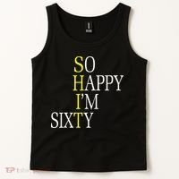 So Happy I'm Sixty 1960 Funny 60th Birthday Gift Tank Top thumb 2