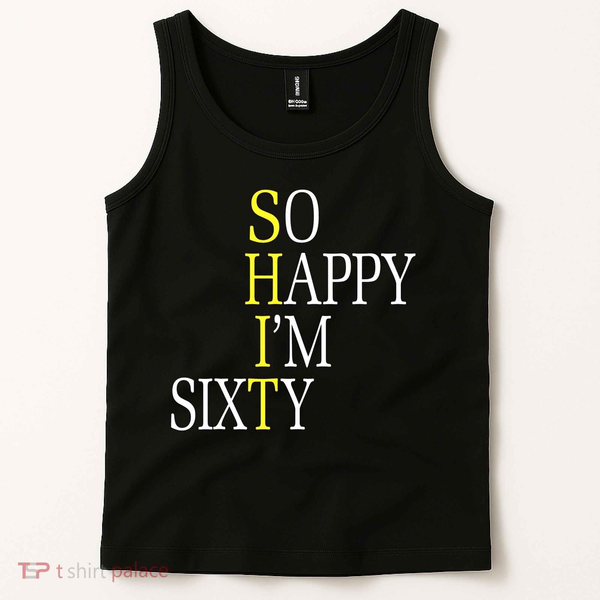So Happy I'm Sixty 1960 Funny 60th Birthday Gift Tank Top