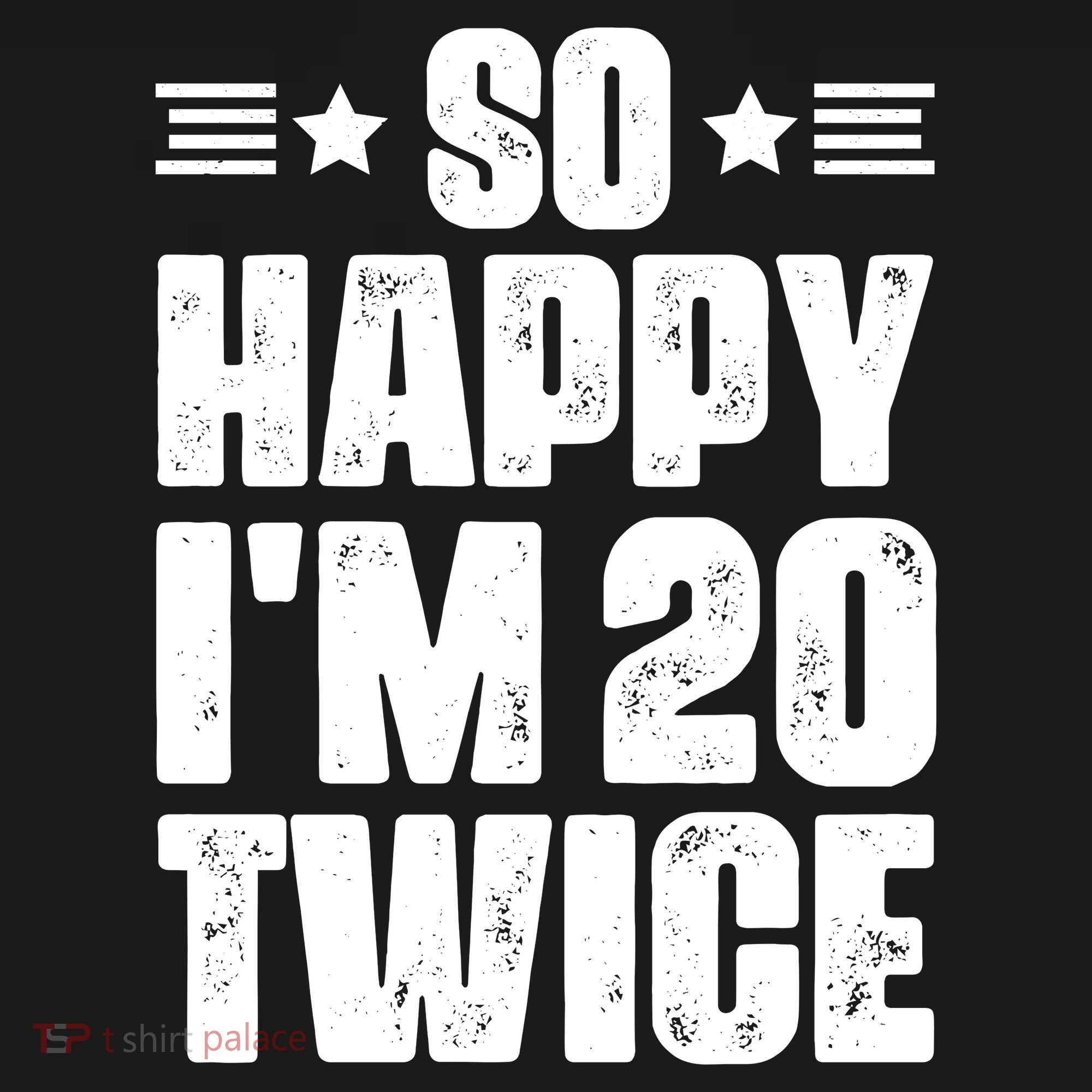 So Happy Im 20 Twice Funny 40th Birthday Women's Tank Top