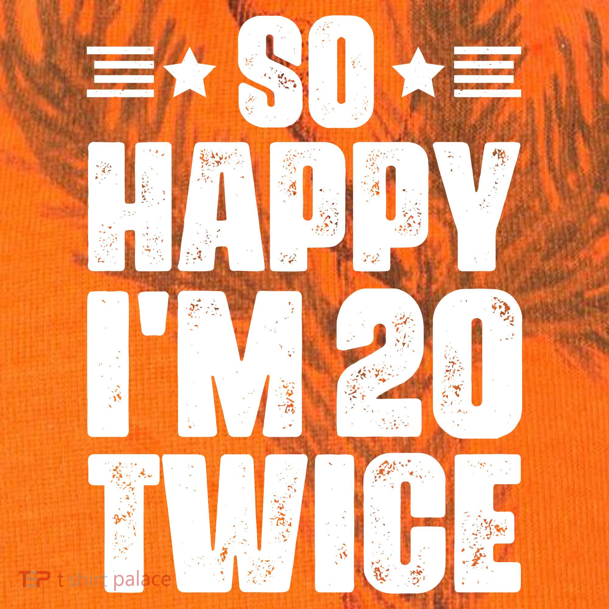 So Happy Im 20 Twice Funny 40th Birthday Kati Licensed 12" Camo Cuffed Beanie