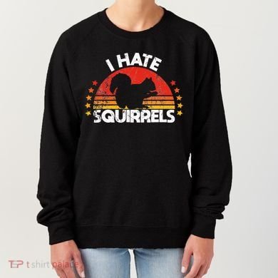Squirrel Hunting I Hate Squirrel Hunter Retro Design Women's Sweatshirt