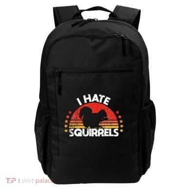Squirrel Hunting I Hate Squirrel Hunter Retro Design Backpack