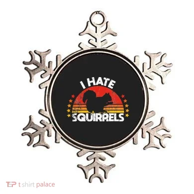 Squirrel Hunting I Hate Squirrel Hunter Retro Design Ornament