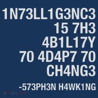 Stephen Hawking Intelligence Is The Ability To Adapt To Change Funny Long Sleeve Shirt thumb 2