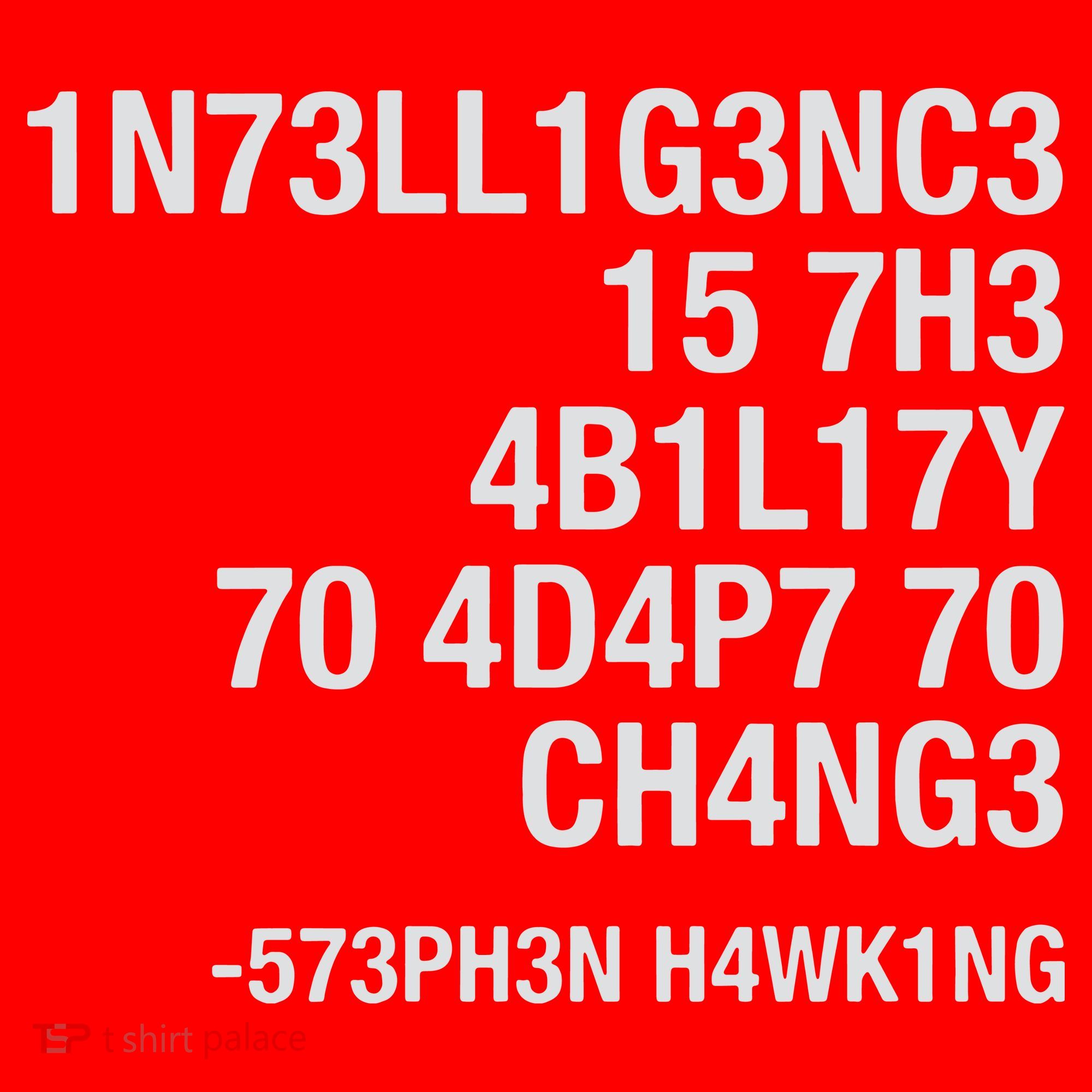 Stephen Hawking Intelligence Is The Ability To Adapt To Change Funny Santa Hat