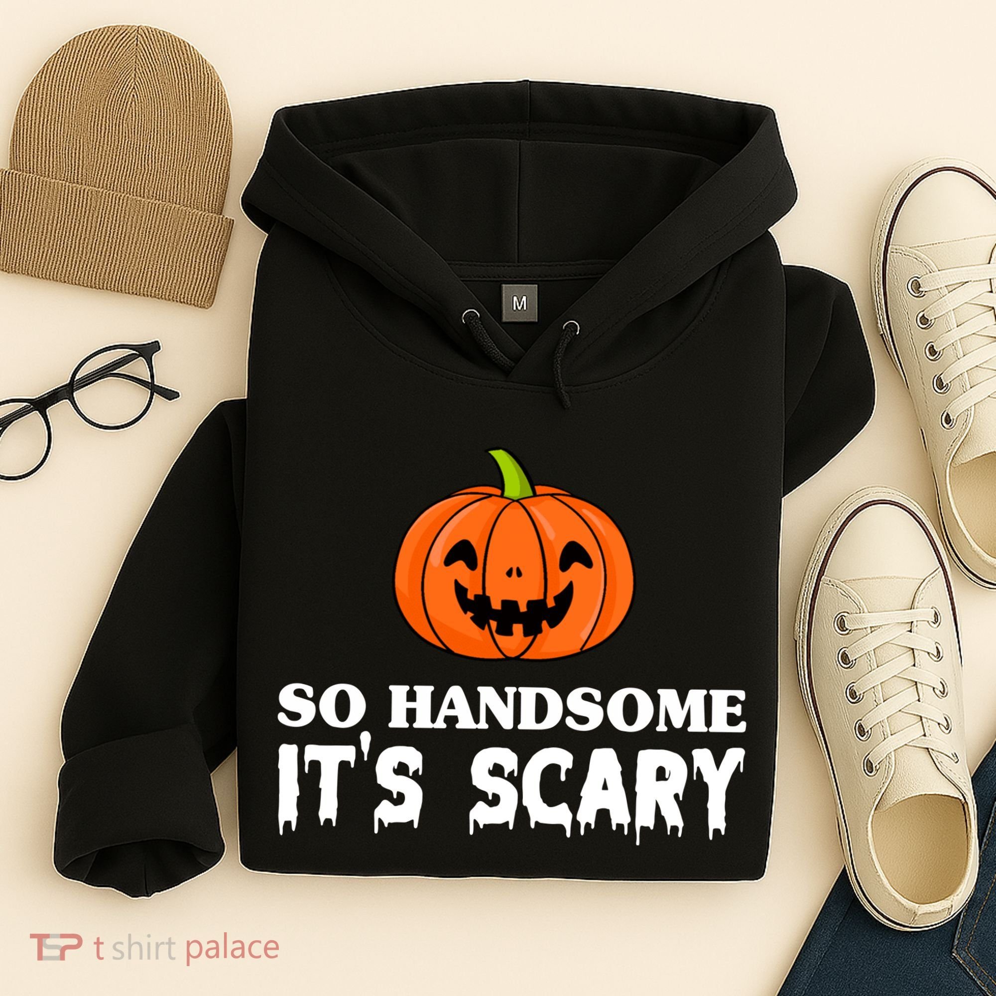 So Handsome Its Scary Funny Halloween Hoodie