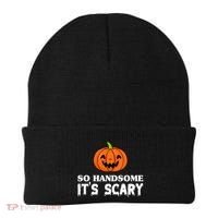 So Handsome Its Scary Funny Halloween Beanie thumb 0