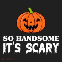 So Handsome Its Scary Funny Halloween Beanie thumb 2