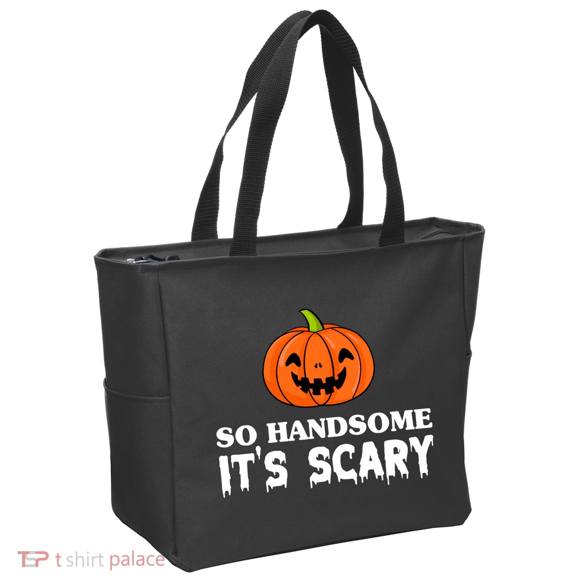 So Handsome Its Scary Funny Halloween Tote Bag